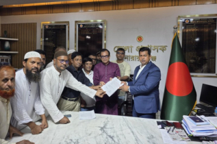 জলাবদ্ধতা নিরসনে প্রধান উপদেষ্টা ও ডিসিকে স্মারকলিপি প্রদান