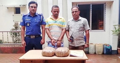 রূপগঞ্জে গাঁজাসহ হত্যা মামলার আসামী গ্রেফতার