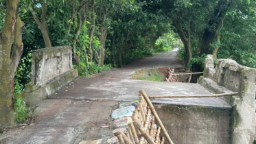 সোনারগাঁয়ে সড়কে ভাঙন, ভোগান্তিতে ২০ গ্রামের মানুষ