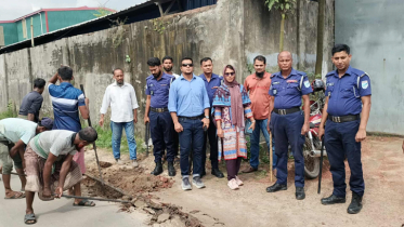 মদনপুরে অবৈধ গ্যাস সংযোগ বিচ্ছিন্ন