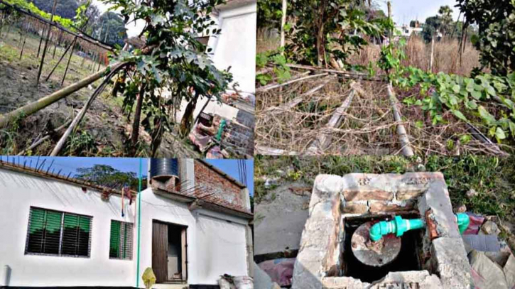 চাঁদা না দেওয়ার প্রবাসীর বাড়িতে হামলা-ভাঙচুর