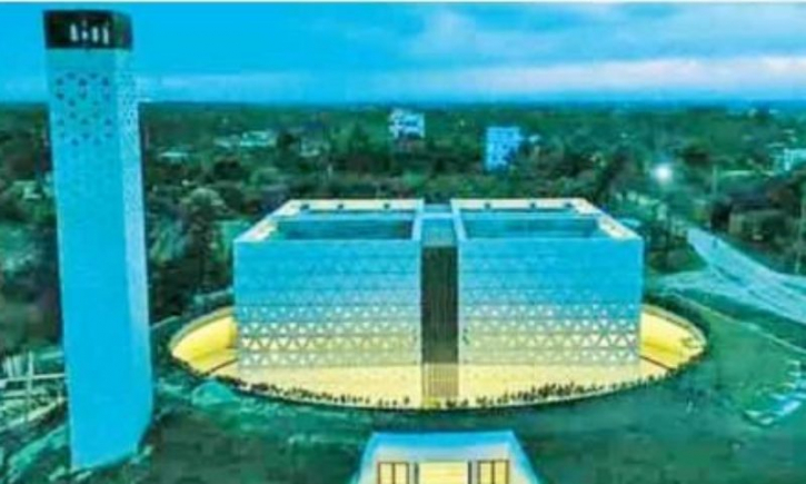 আধুনিক উপাদানে নির্মিত আমান মসজিদে নজর কাড়ে সবার আধুনিক উপাদানে নির্মিত আমান মসজিদে নজর কাড়ে সবার