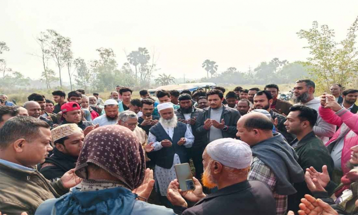 রূপগঞ্জে যুবদল নেতার উদ্যোগে কবরস্থানের রাস্তার কাজ সম্পন্ন