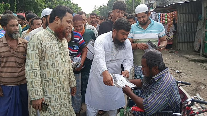 কাঁচপুরে জামায়াত মনোনীত চেয়ারম্যান প্রার্থী আল-আমীনের গণসংযোগ 