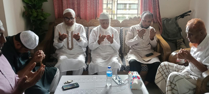 কিল্লারপুলের ব্যবসায়ী অসুস্থ মোস্তাকিম চৌধুরীকে দেখতে গেলেন মহানগরী জামায়াতের নেতৃবৃন্দ