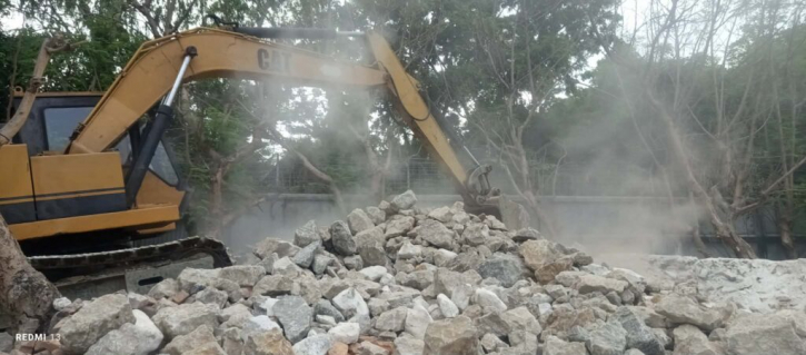সোনারগাঁয়ে ৫ চুনা কারখানা উচ্ছেদ, অবৈধ গ্যাস সংযোগ বিচ্ছিন্ন