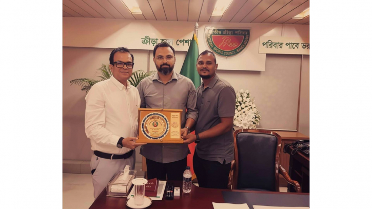 যুব ও ক্রীড়া প্রতি মন্ত্রীর সঙ্গে নারায়ণগঞ্জ সদর উপজেলা ক্রীড়া সংস্থার সৌজন্য সাক্ষাৎ