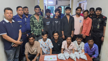 ফতুল্লায় যৌথ অভিযানে ইয়াবা-গাঁজাসহ গ্রেফতার ১২