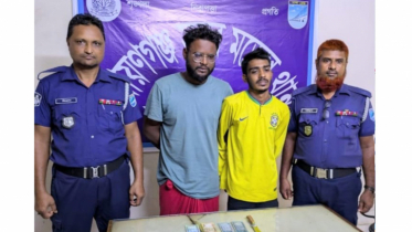 নারায়ণগঞ্জে দুই ছিনতাইকারী গ্রেপ্তার, ছুরি ও লুণ্ঠিত টাকা উদ্ধার