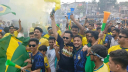 নারায়ণগঞ্জে ব্রাজিল সমর্থকদের বর্ণাঢ্য র্যালি নারায়ণগঞ্জে ব্রাজিল সমর্থকদের বর্ণাঢ্য র্যালি