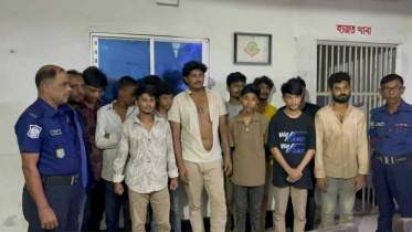 সোনারগাঁয়ে মিছিলের প্রস্তুতিকালে ছাত্রলীগের ১২কর্মী গ্রেপ্তার