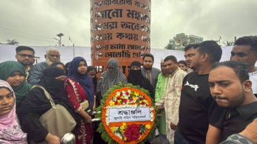 নারায়ণগঞ্জে জুলাই শহীদ স্মৃতিস্তম্ভে এমপি আব্দুল্লাহ আল আমিনের শ্রদ্ধা