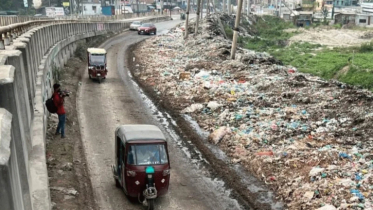 সড়কে ময়লার ভাগাড়, নাকাল জনজীবন