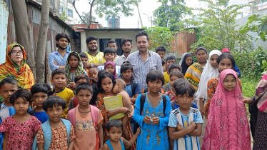 আরবান স্কুলে পানির মোটর দিলেন তনু, বেদখল জমি উদ্ধারে ডিসির হস্তক্ষেপ কামনা