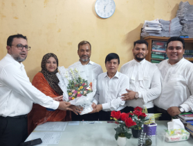 নারায়ণগঞ্জ আইন কলেজের আকস্মিক পরিদর্শনে নবগঠিত এডহক কমিটি