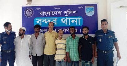 বন্দরে পুলিশের অভিযানে গ্রেপ্তার ৬ 