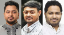 লংমার্চে নারায়ণগঞ্জে থাকছেন নাহিদ-নাসির-আল আমিন লংমার্চে নারায়ণগঞ্জে থাকছেন নাহিদ-নাসির-আল আমিন
