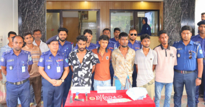 বন্দরে স্বর্ণের দোকানে ডাকাতি: ৫ ডাকাত গ্রেপ্তার, মালামাল উদ্ধার