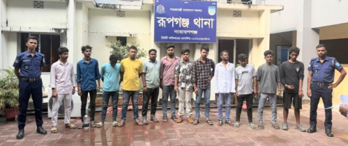 নারায়ণগঞ্জে বিশেষ অভিযানে গ্রেপ্তার ৬৩, ইয়াবা ও হেরোইন উদ্ধার