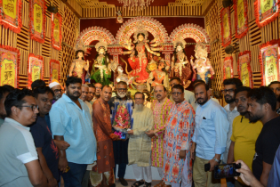 পূজামণ্ডপ পরিদর্শনে এমপি আবুল কালাম, সম্প্রীতি বজায় রাখার আহ্বান