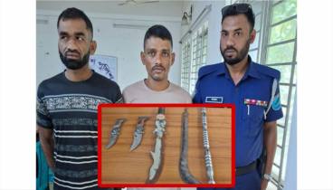 বন্দরে দেশীয় অস্ত্রসহ গ্রেপ্তার ২