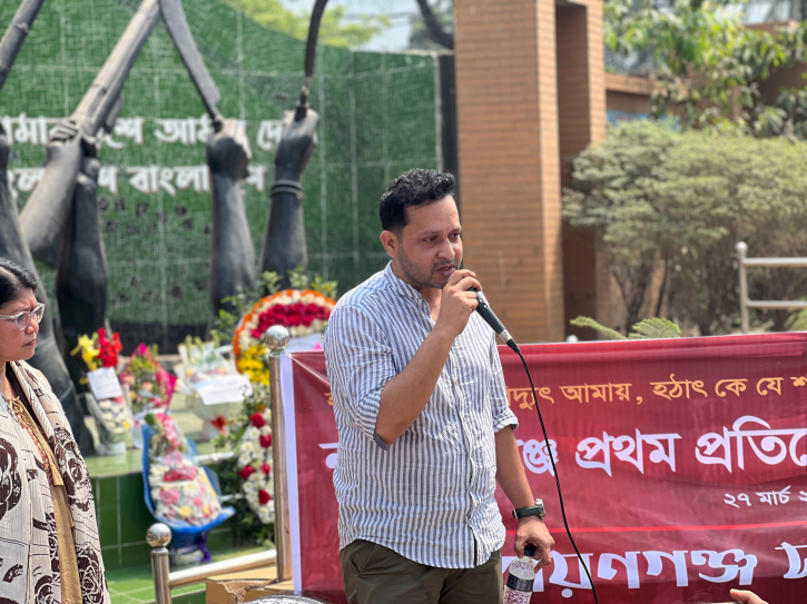 নারায়ণগঞ্জে প্রথম প্রতিরোধ ও গণহত্যা দিবস পালিত, তনুর শ্রদ্ধা