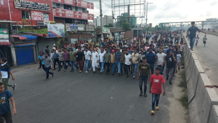 জুলাই স্মরণ : সাইনবোর্ড, লিংকরোড ও চিটাগাং রোডে অবস্থান নেন নাহিদ-মাসুম