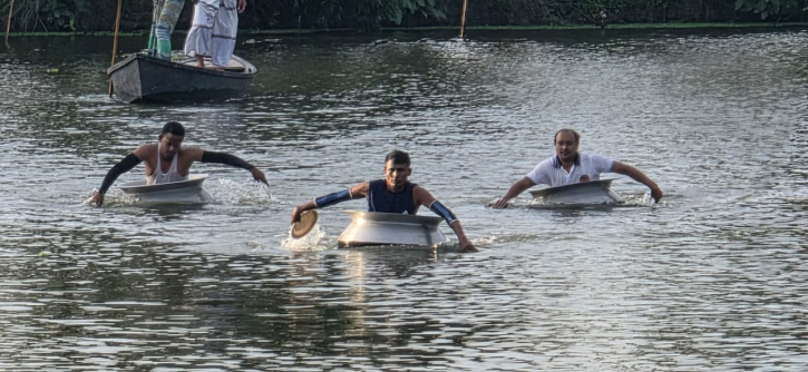 রূপগঞ্জে ঐতিহ্যবাহী পাতিল দৌড় প্রতিযোগিতা, হাজারো দর্শকের উচ্ছ্বাস