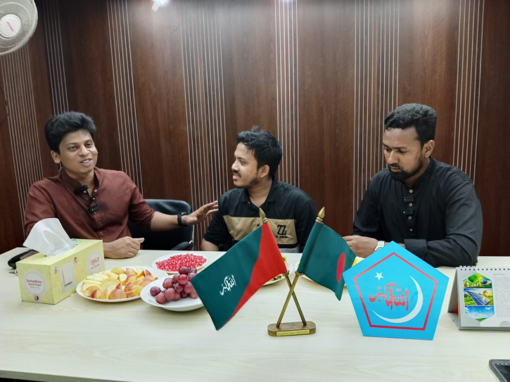 শিবির কার্যালয়ে ছাত্রদল নেতা রাজীব, ঐক্যের বার্তা