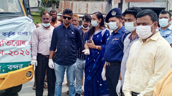 বন্দরে ডেঙ্গু প্রতিরোধ ও পরিচ্ছন্নতা অভিযান শুরু 