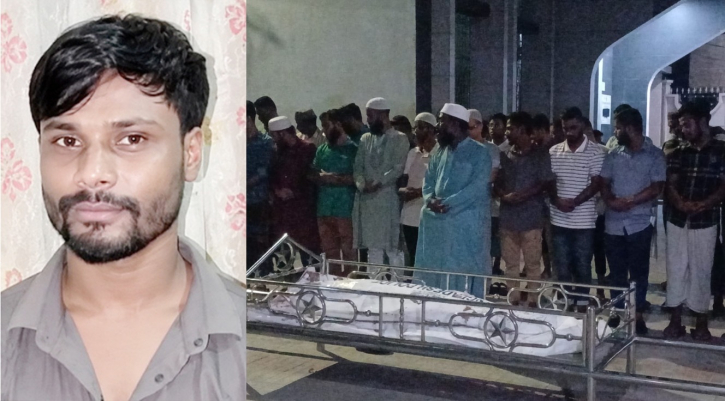 অবশেষে ইসলামি রীতিতে মাসদাইর কবরস্থানে শুভর দাফন