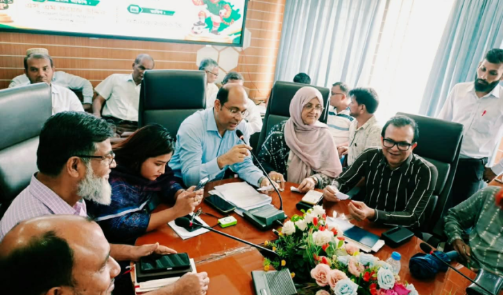 ফুটবল টুর্নামেন্ট আয়োজনের লক্ষ্যে প্রস্তুতি সভা